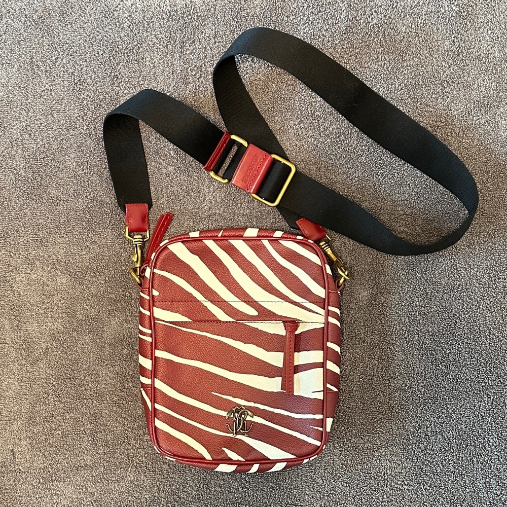 Roberto Cavalli Zebra Print Cross Body